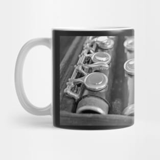 Traditional wooden flute in case Mug